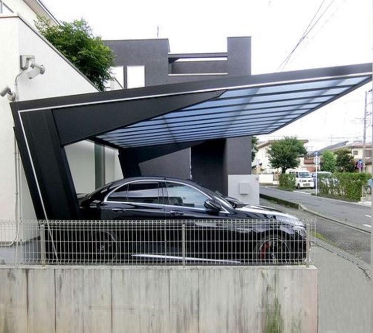 Cobertizo metálico para automóvil
